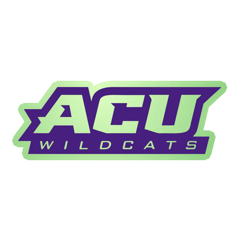 Abeline Christian Wildcats - Image 2 - Glow in the Dark Vinyl Decal - Custom Size