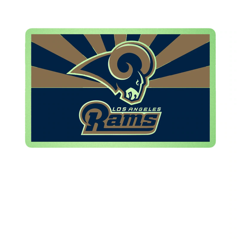Los Angeles Rams - Image 26 - Glow in the Dark Vinyl Sticker - Custom Size