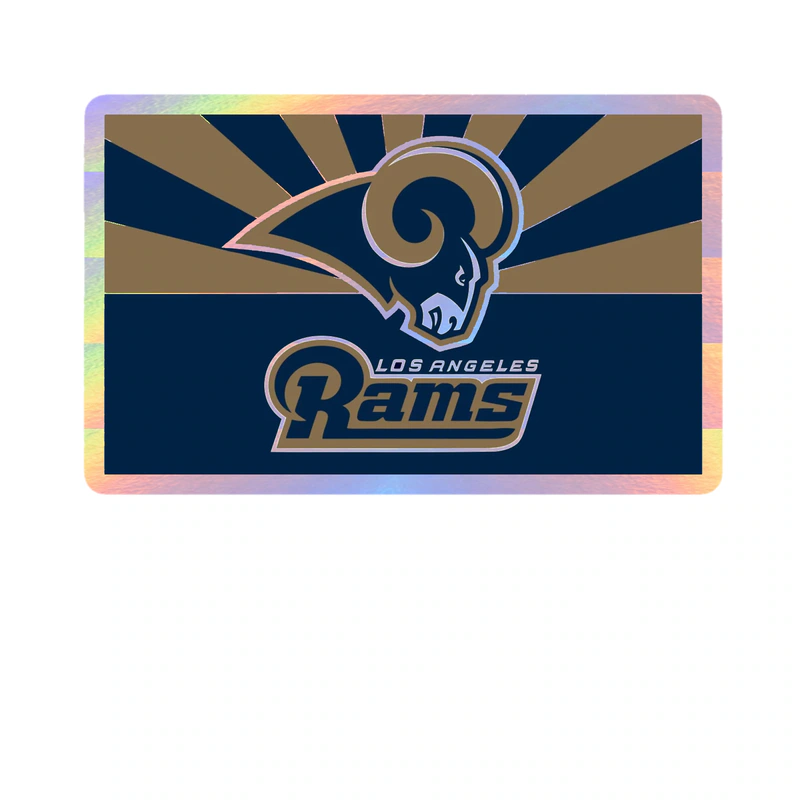 Los Angeles Rams - Image 26 - Holographic Vinyl Sticker - Custom Size