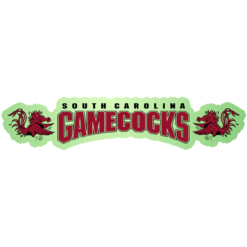 South Carolina Gamecocks - Image 2 - Glow in the Dark Vinyl Sticker - Custom Size