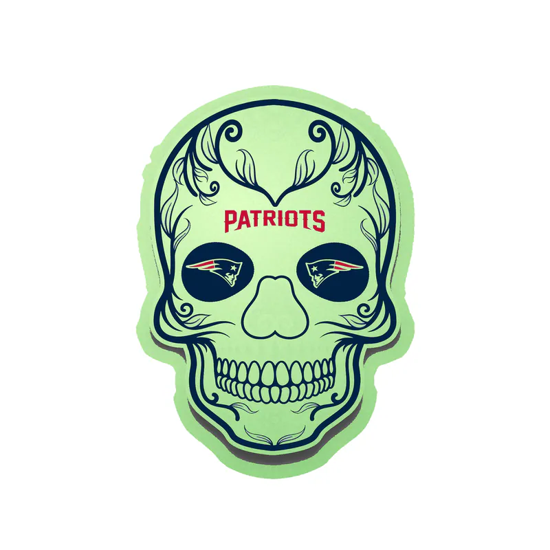 New England Patriots - Image 1 - Glow in the Dark Vinyl Sticker - Custom Size