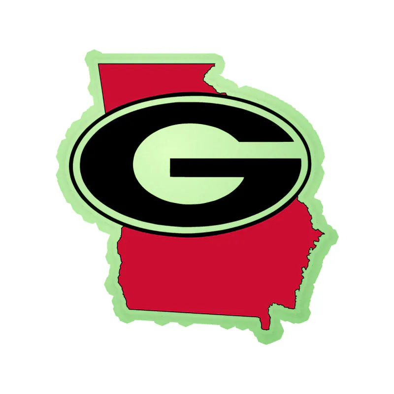 Georgia Bulldogs - Image 9 - Glow in the Dark Vinyl Decal - Custom Size