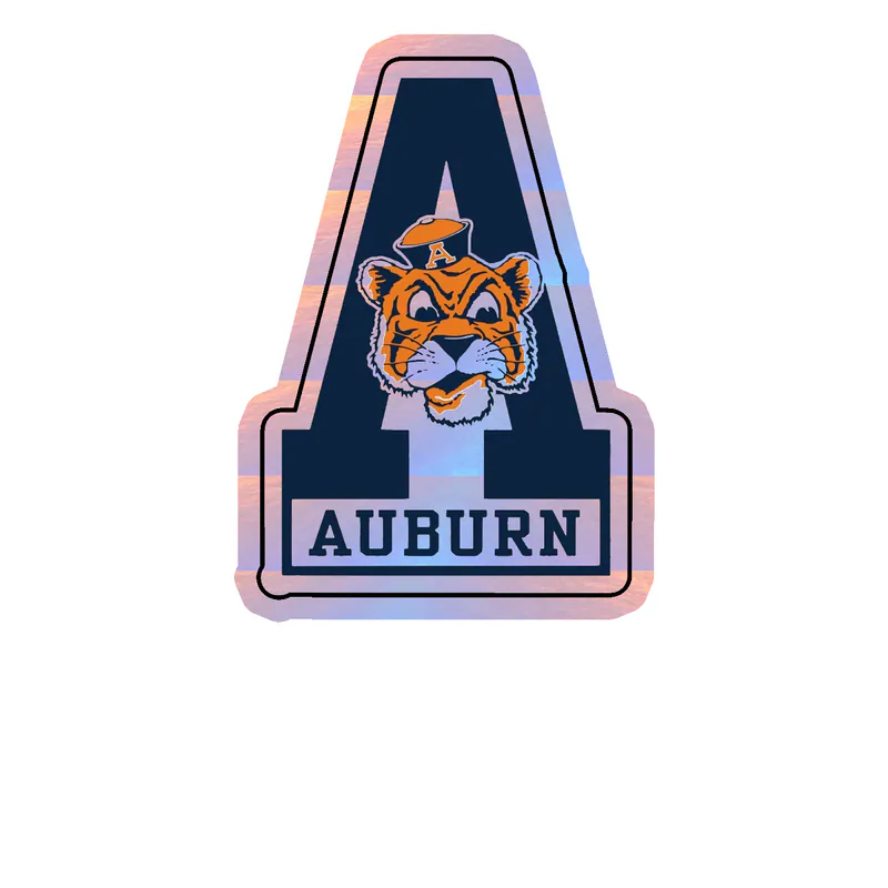 Auburn Tigers - Image 4 - Holographic Vinyl Decal - Custom Size