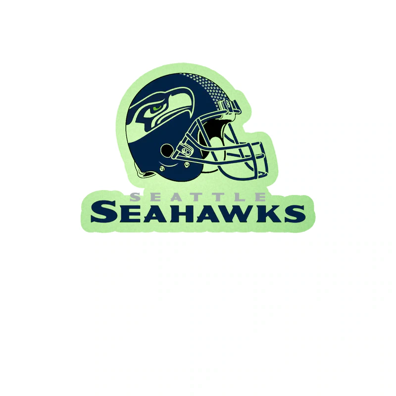 Seattle Seahawks - Image 6 - Glow in the Dark Vinyl Sticker - Custom Size
