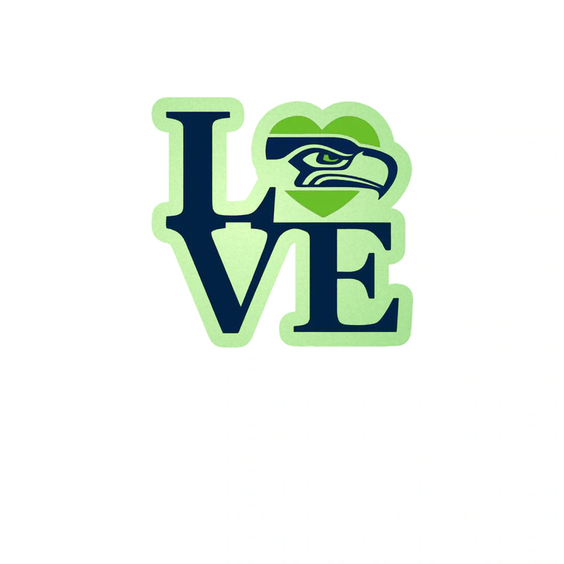Seattle Seahawks - Image 15 - Glow in the Dark Vinyl Sticker - Custom Size