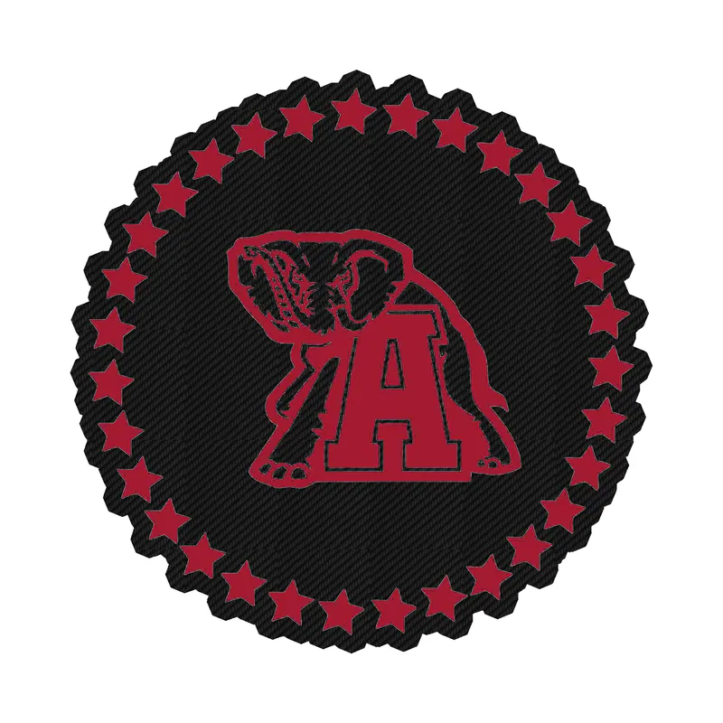 Alabama Crimson Tide - Image 4 - Carbon Fiber Vinyl Decal - Custom Size