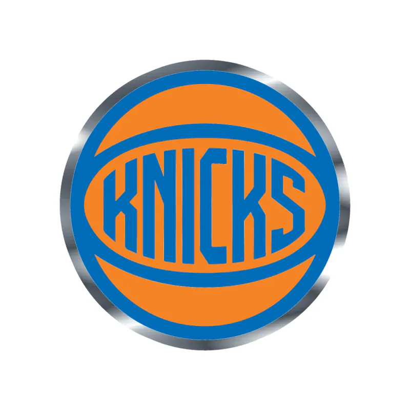 New York Knicks - Image 2 - Silver Chrome Vinyl Sticker - Custom Size