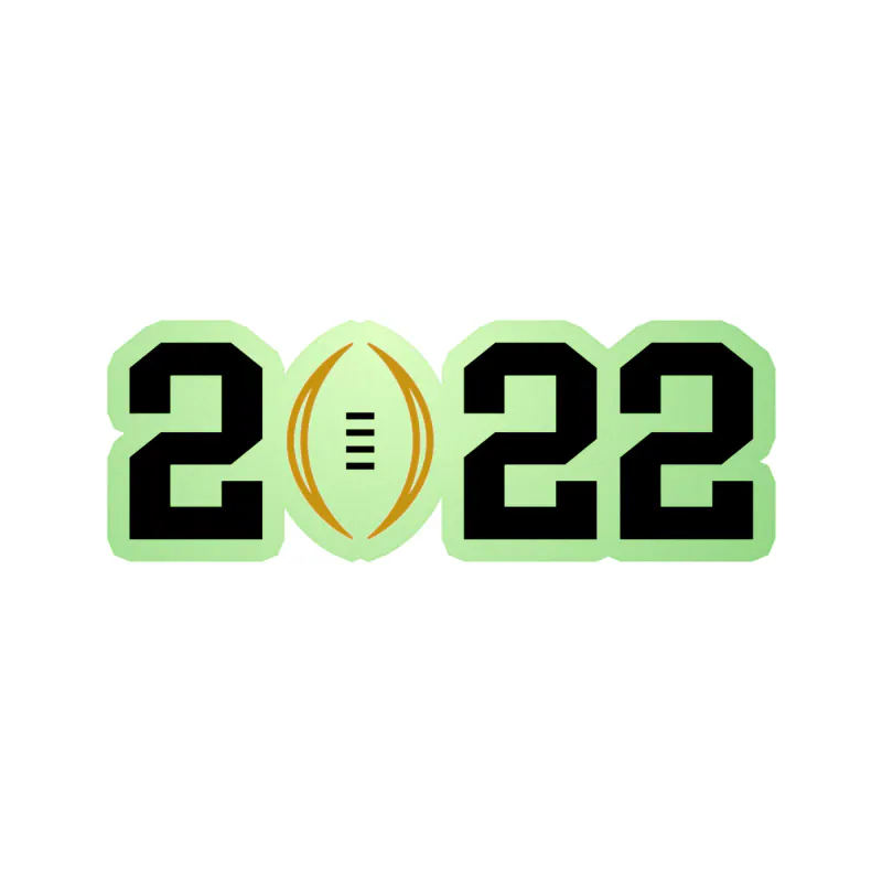 Georgia Bulldogs - National Championship 2022 - Image 2 - Glow in the Dark Vinyl Decal - Custom Size