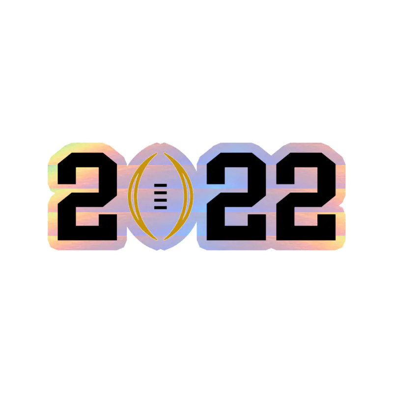 Georgia Bulldogs - National Championship 2022 - Image 2 - Holographic Vinyl Decal - Custom Size