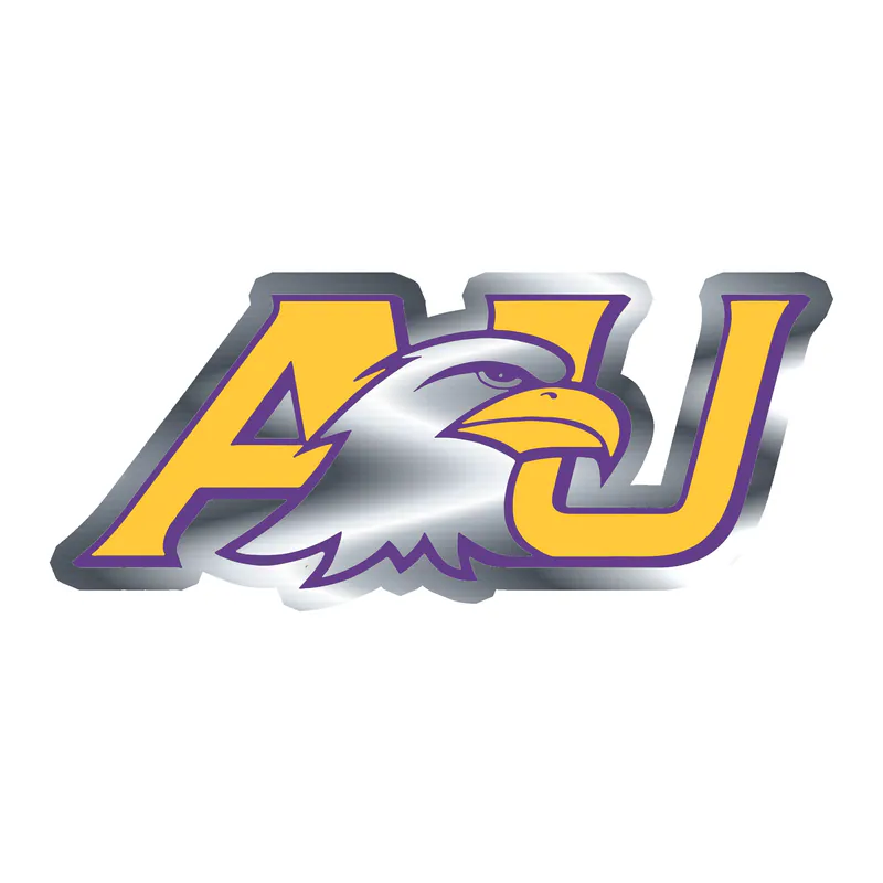 Ashland University Silver Chrome Vinyl Decal - Custom Size