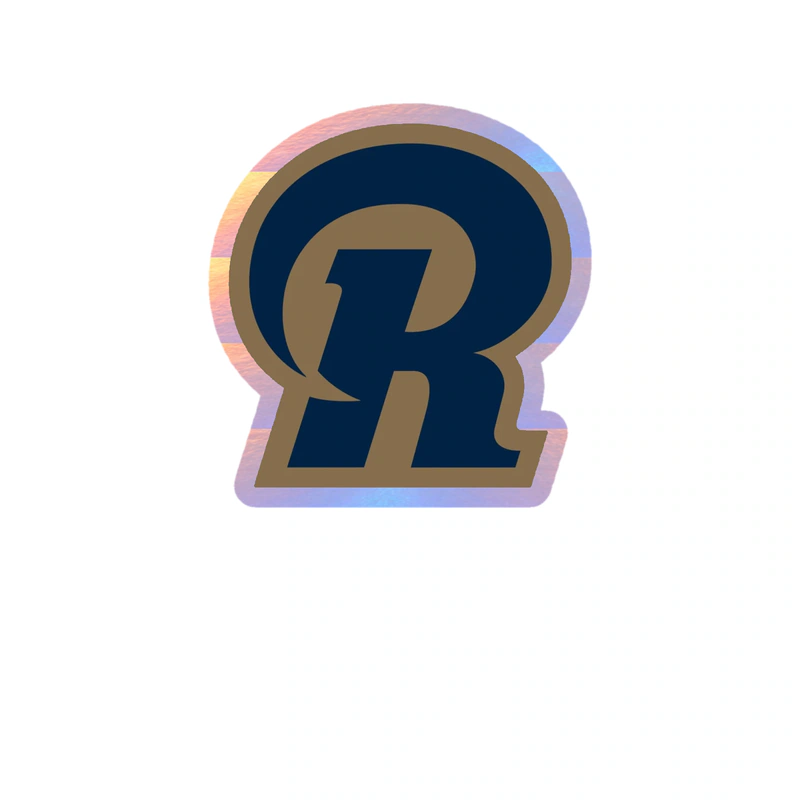 Los Angeles Rams - Image 8 - Holographic Vinyl Sticker - Custom Size