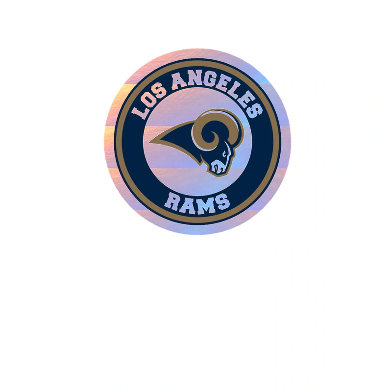 Los Angeles Rams - Image 15 - Holographic Vinyl Sticker - Custom Size