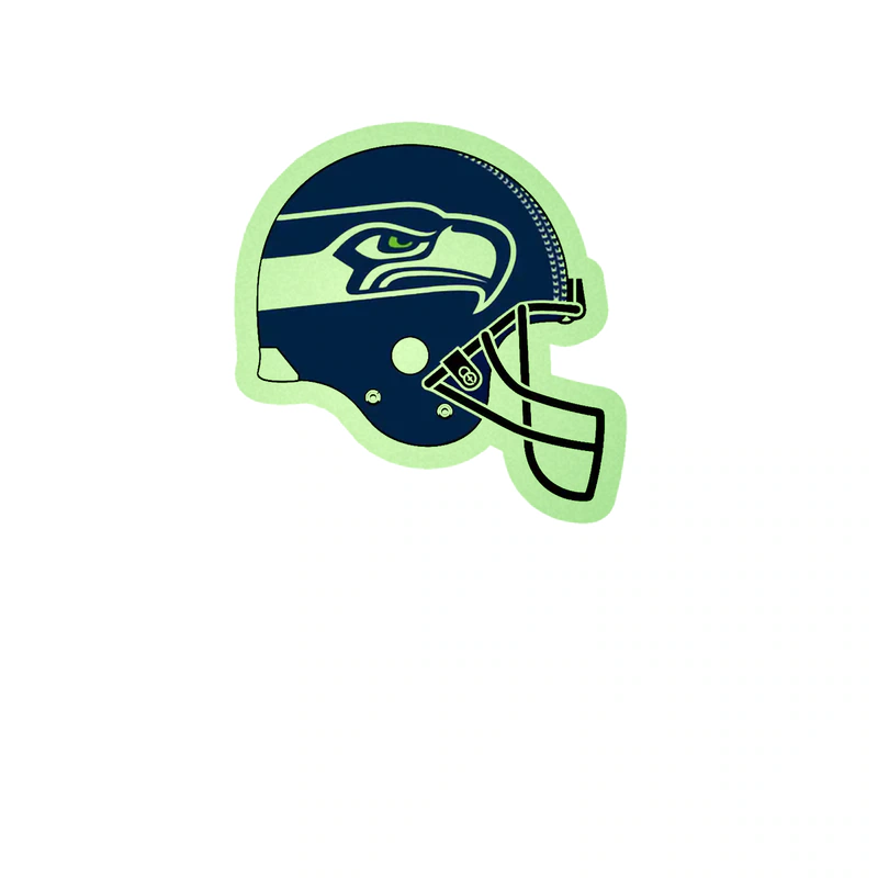 Seattle Seahawks - Image 14 - Glow in the Dark Vinyl Sticker - Custom Size