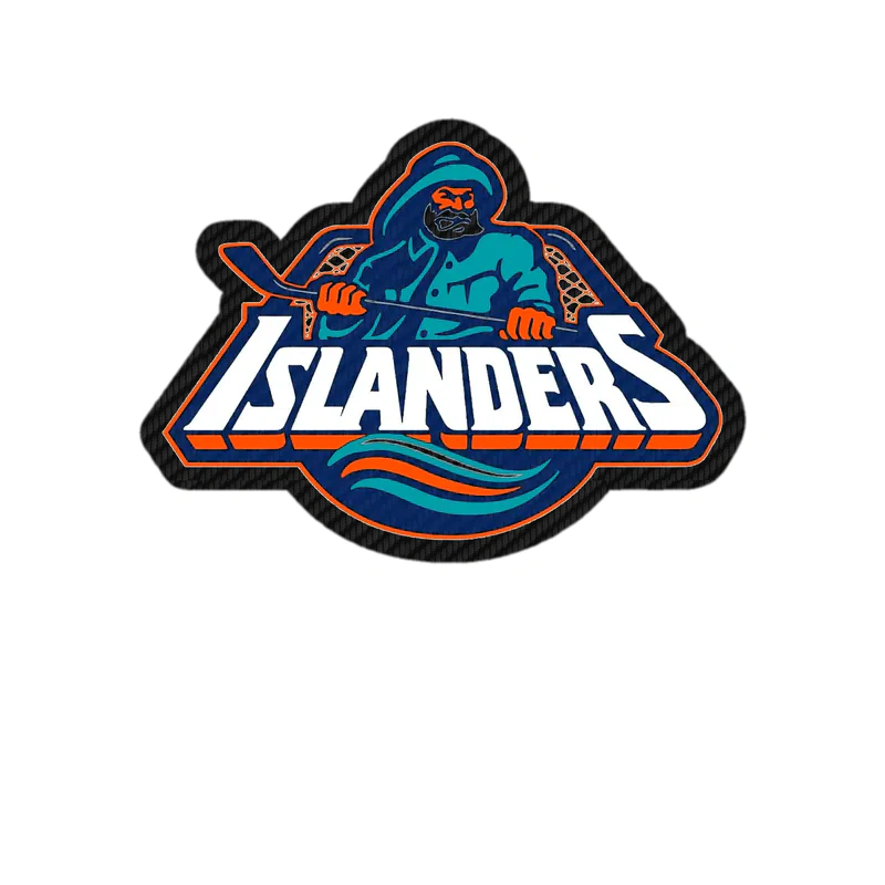 New York Islanders - Islanders - Carbon Fiber Vinyl Sticker - Custom Size