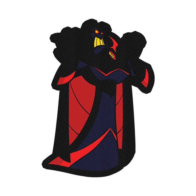 Toy Story Emperor Zurg Carbon Fiber Vinyl Sticker - Custom Size