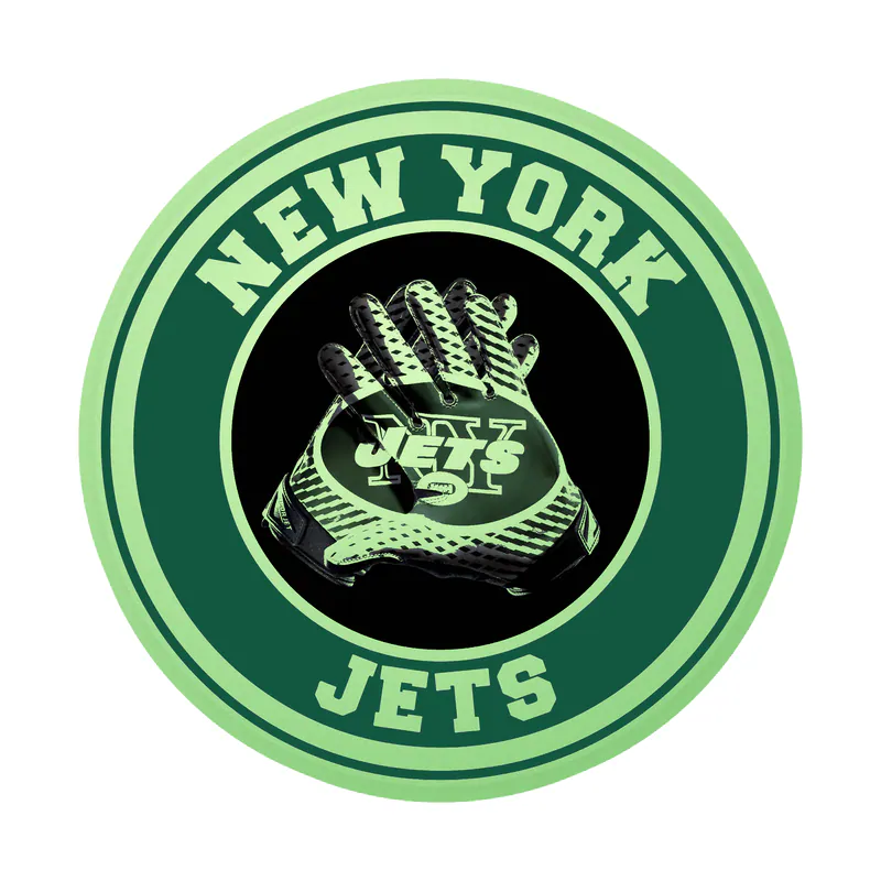 New York Jets - Glow in the Dark Vinyl Sticker - Custom Size