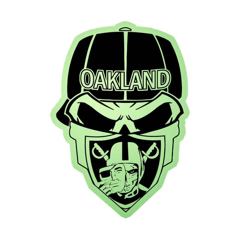 Las Vegas Raiders - Image 8 - Glow in the Dark Vinyl Sticker - Custom Size