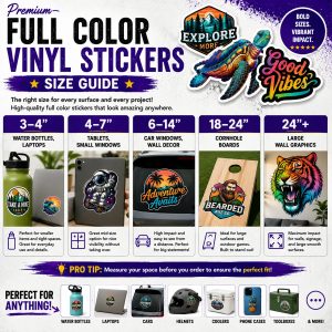 full color size guide