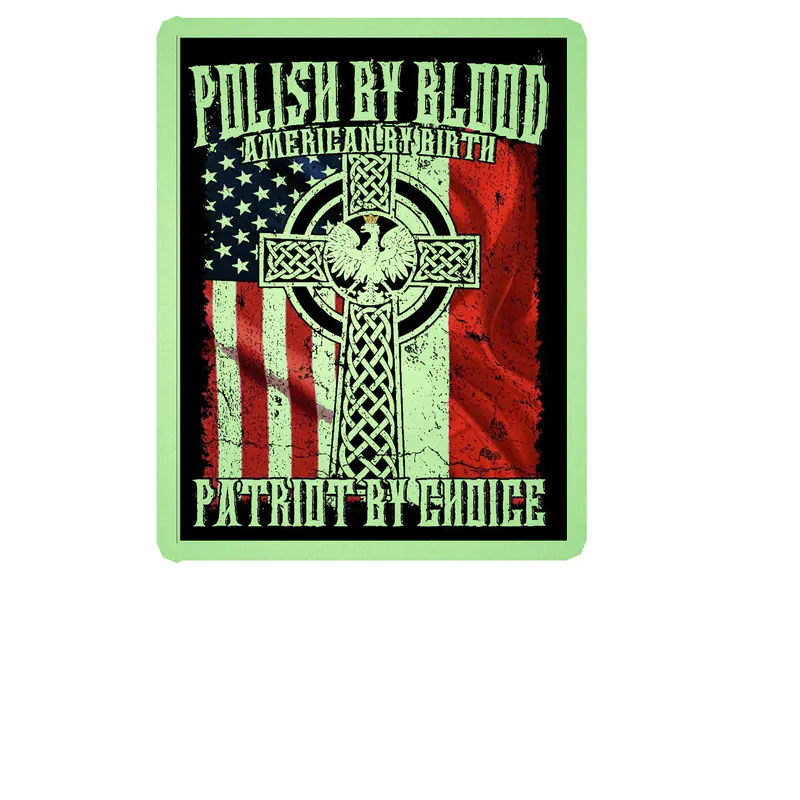 Polish By Blood Glow in the Dark Vinyl Decal