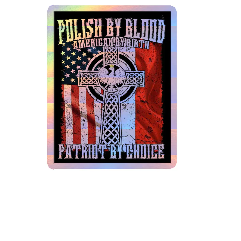 Polish By Blood Holographic Vinyl Decal
