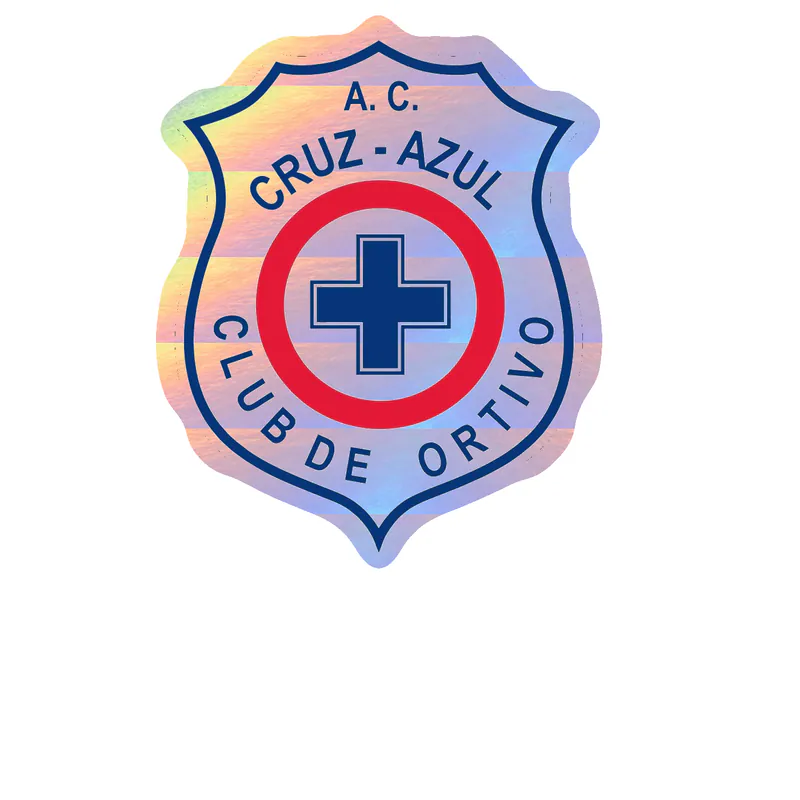 Cruz Azul - Image 4 - Holographic Vinyl Sticker - Custom Size