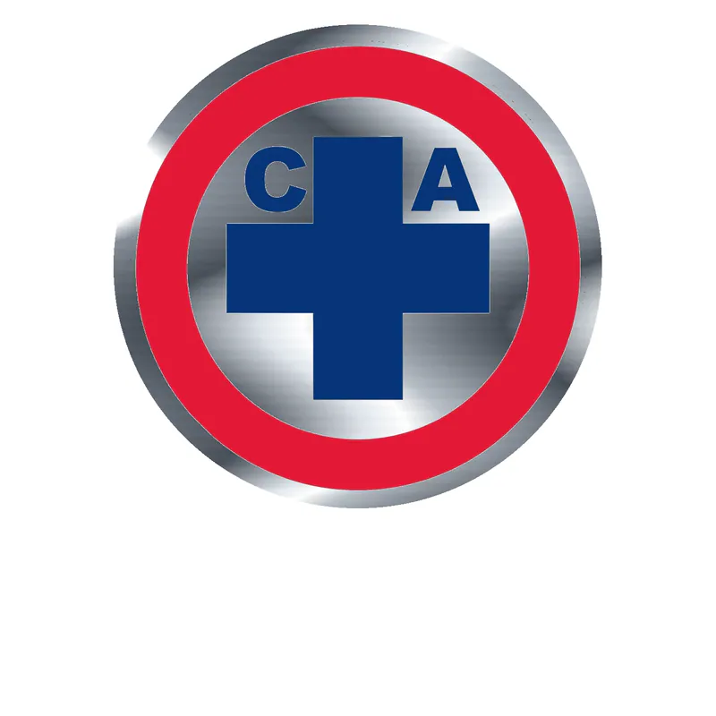 Cruz Azul - Image 2 - Silver Chrome Vinyl Sticker - Custom Size