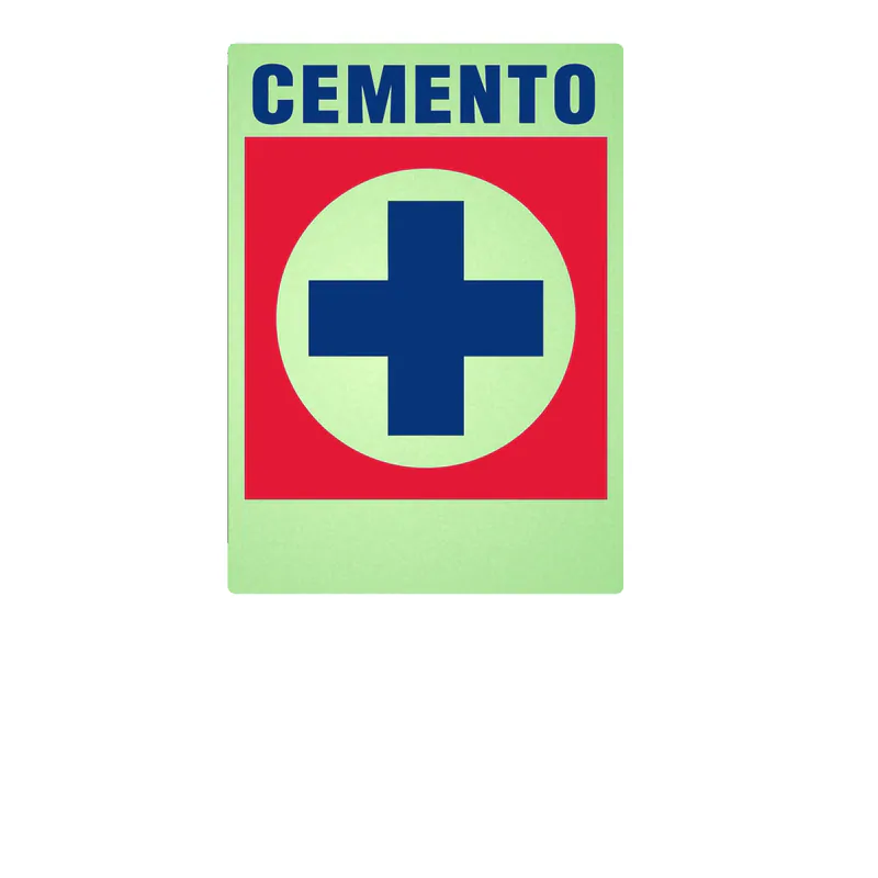 Cruz Azul - Image 1 - Glow in the Dark Vinyl Sticker - Custom Size
