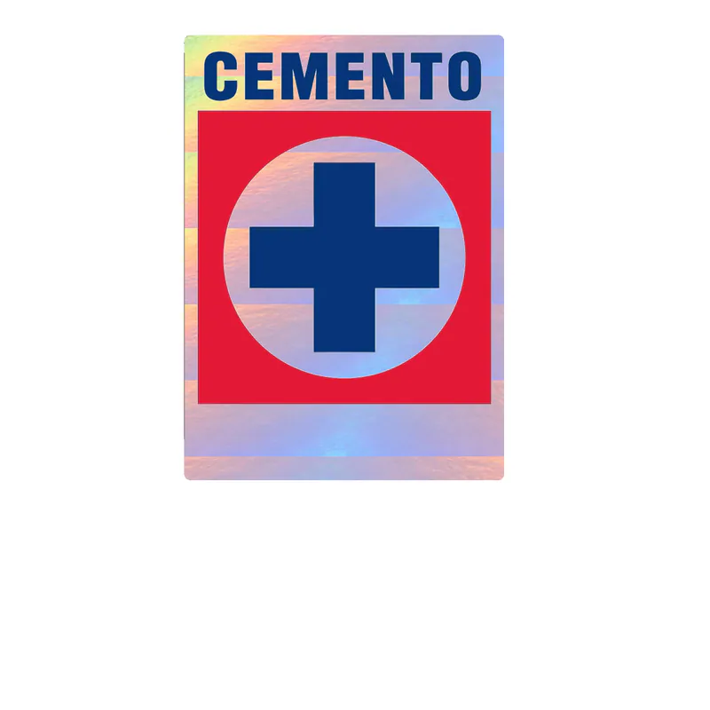 Cruz Azul - Image 1 - Holographic Vinyl Sticker - Custom Size