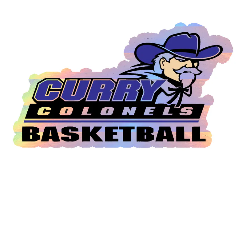 Curry Colonels Basketball Holographic Vinyl Decal - Custom Size