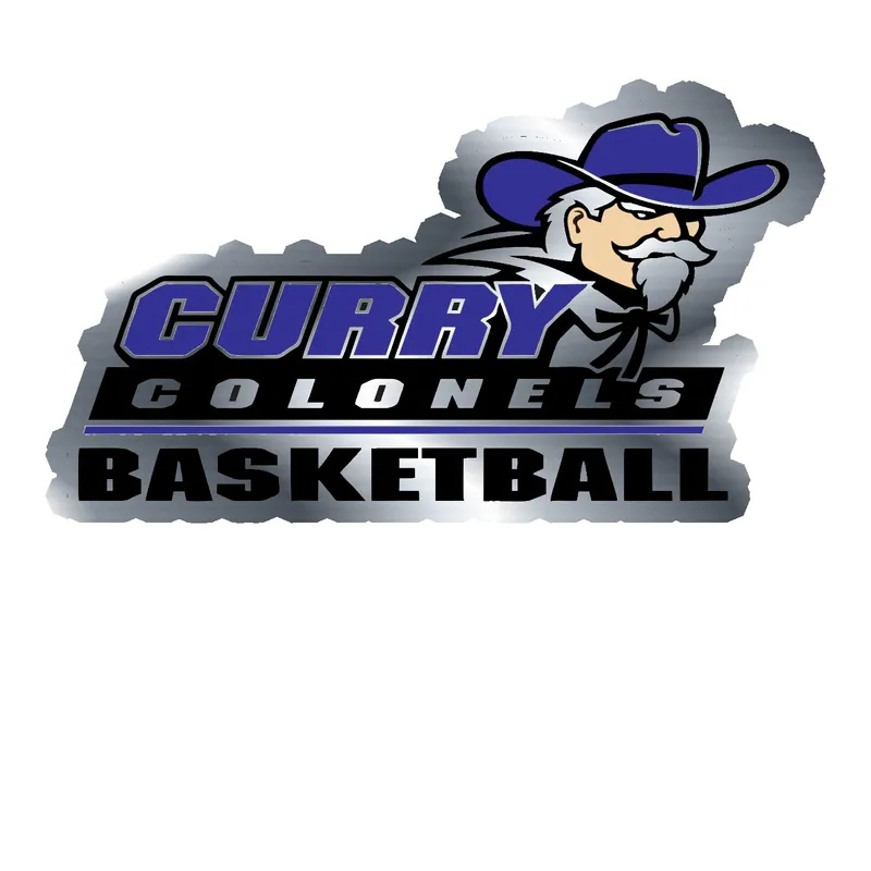 Curry Colonels Basketball Silver Chrome Vinyl Decal - Custom Size