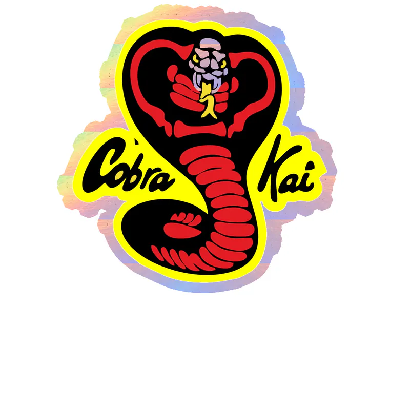 Cobra Kai Holographic Vinyl Decal - Custom Size