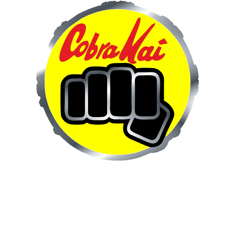 Cobra Kai Silver Chrome Vinyl Decal - Custom Size