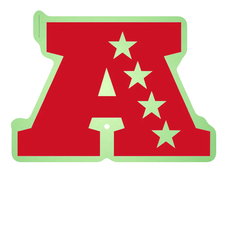 AFC Logo Glow in the Dark Vinyl Sticker - Custom Size