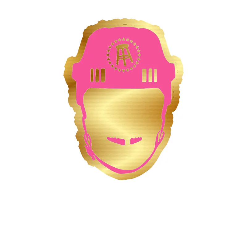 Spittin' Chiclets Gold Chrome Vinyl Decal - Custom Size