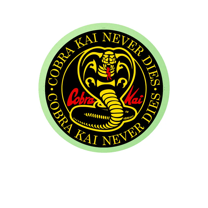 Cobra Kai Glow in the Dark Vinyl Decal - Custom Size