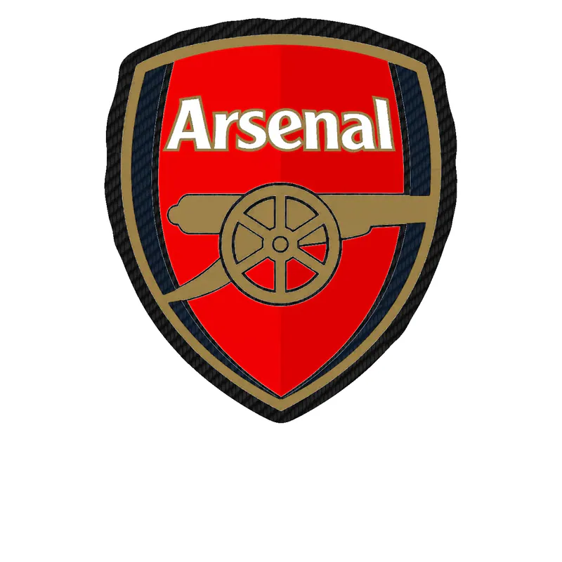 Arsenal Carbon Fiber Vinyl Decal