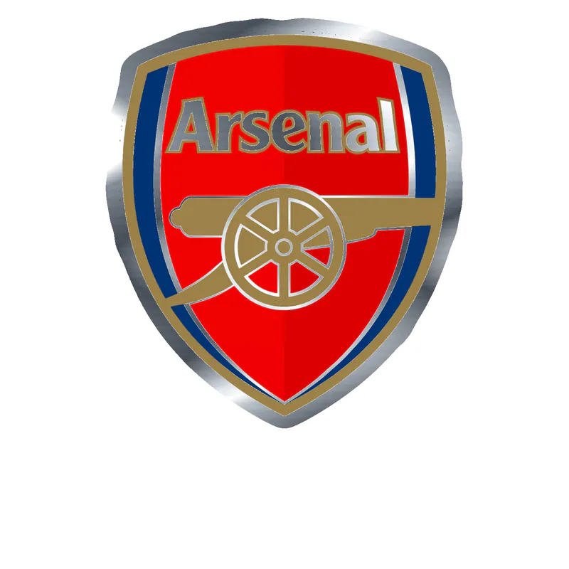 Arsenal Silver Chrome Vinyl Decal