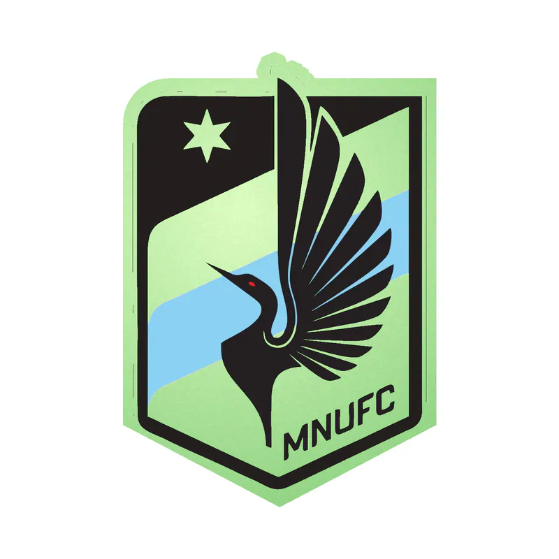 Minnesota United - Logo -  Glow in the Dark Vinyl Decal