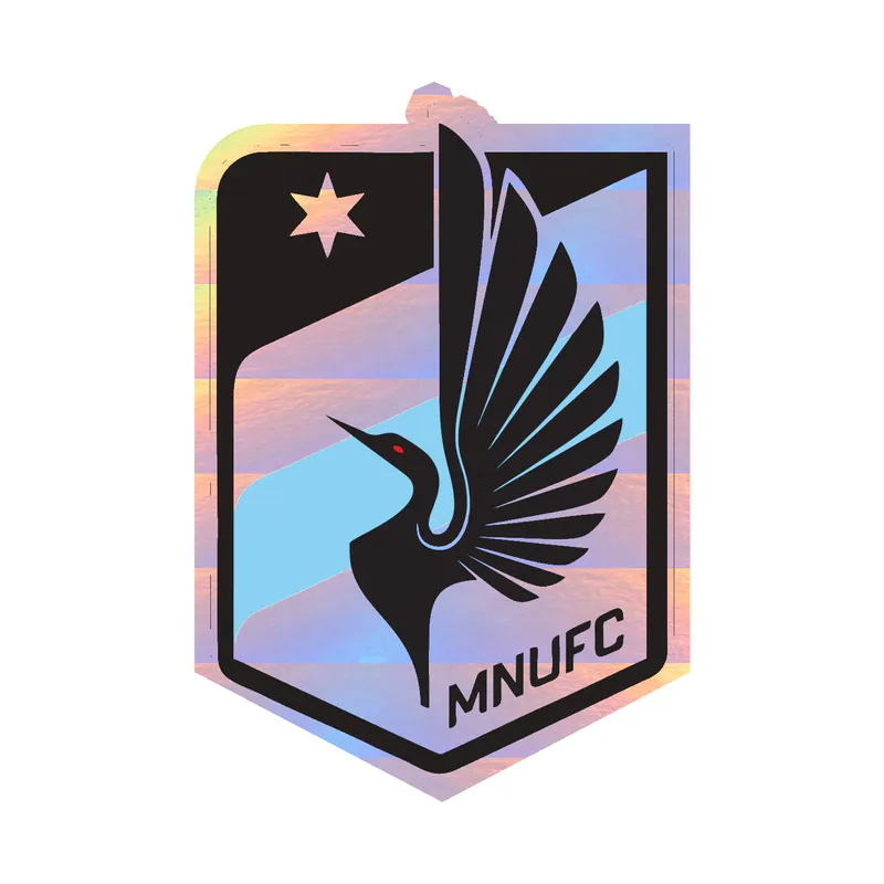 Minnesota United - Logo -  Holographic Vinyl Decal