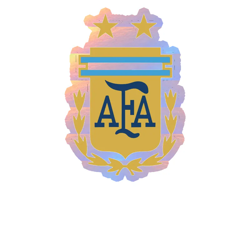 Argentina National Soccer Team Holographic Vinyl Decal