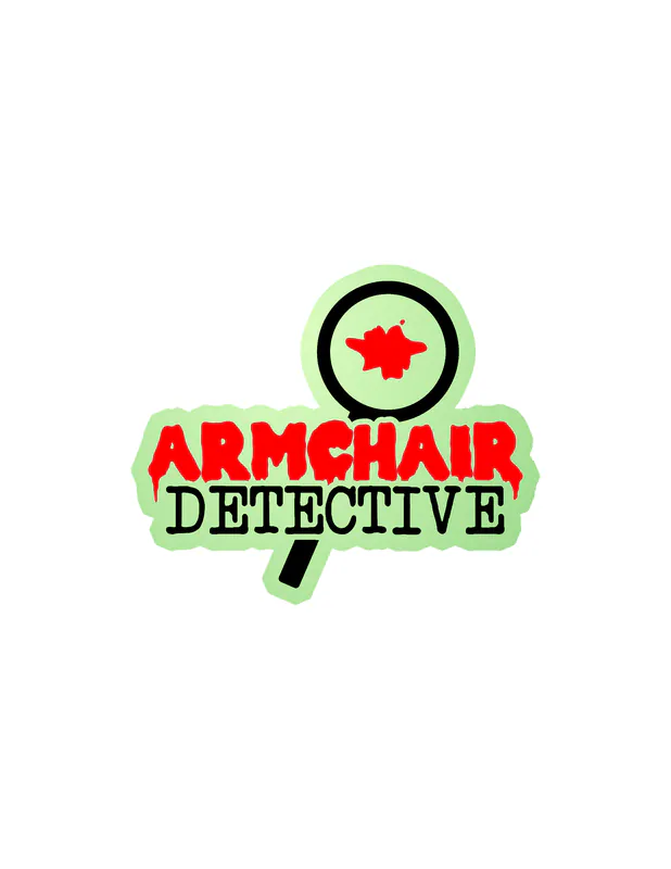 Armchair Detective Glow in the Dark Vinyl Decal