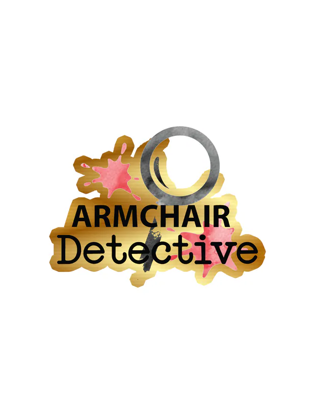 Armchair Detective Gold Chrome Vinyl Decal