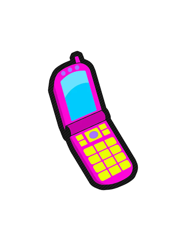 Cell Phone - Carbon Fiber Vinyl Decal