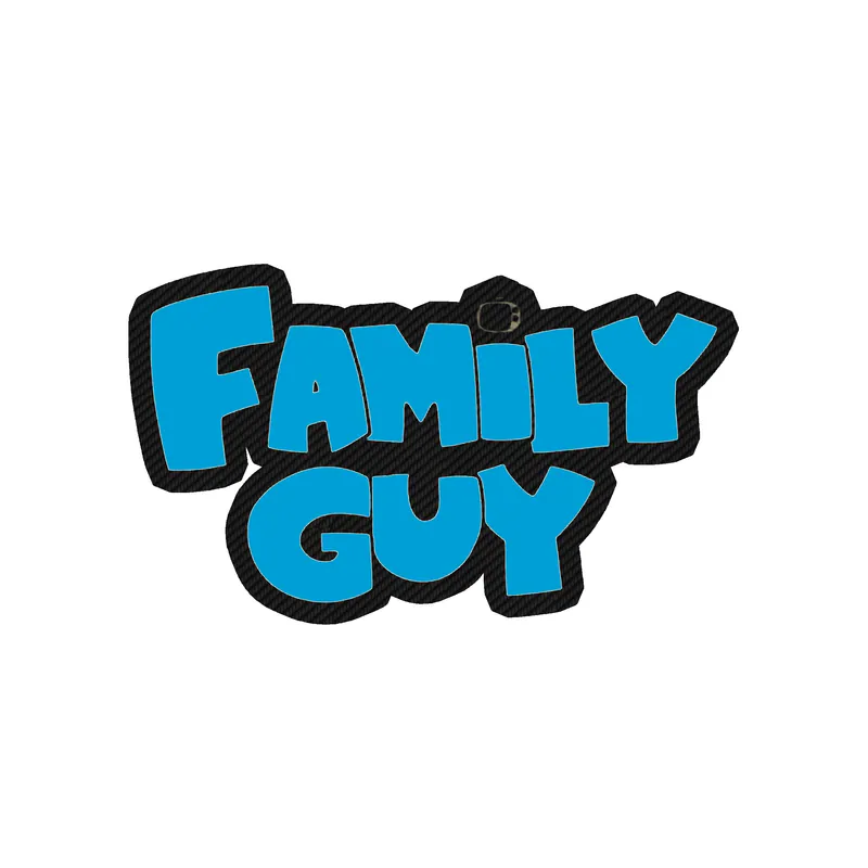 Family Guy - Carbon Fiber Vinyl Sticker - Custom Size