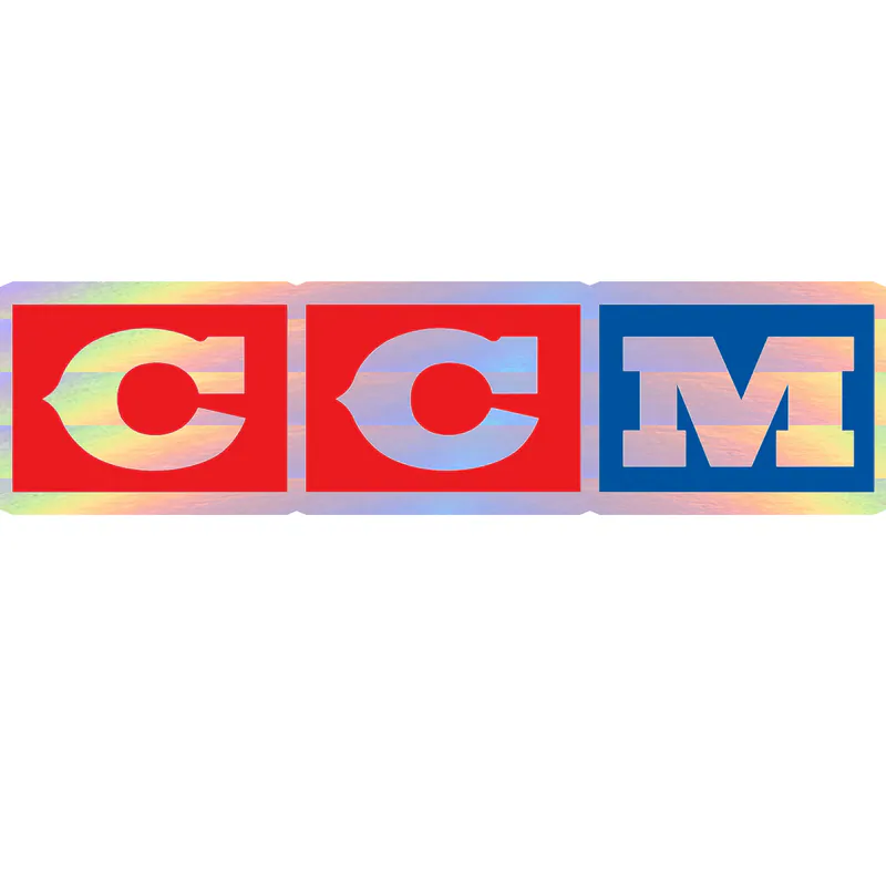 Custom for Dave- CCM - Holographic Vinyl Sticker - Custom Size
