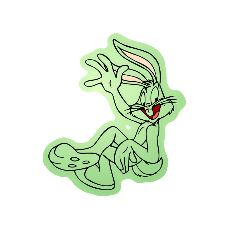 Looney Tunes - Bugs Bunny - Glow in the Dark Vinyl Sticker - Custom Size