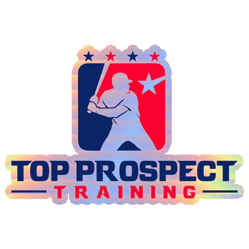 Top Prospect Training Full Color Decal - Holographic Vinyl Sticker - Custom Size