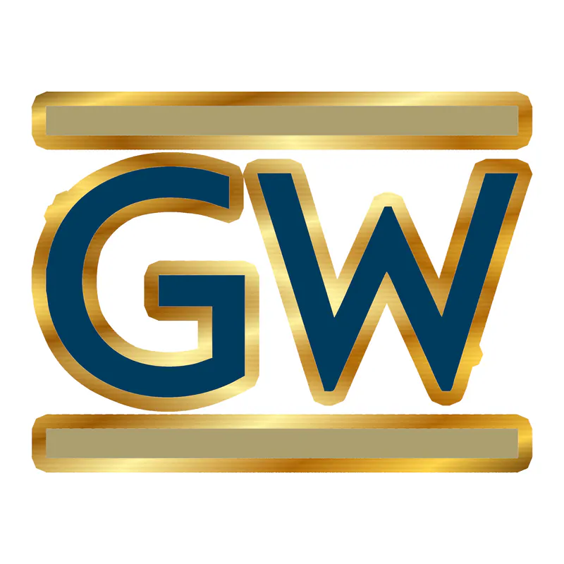 GW - Gold Chrome Vinyl Sticker - Custom Size