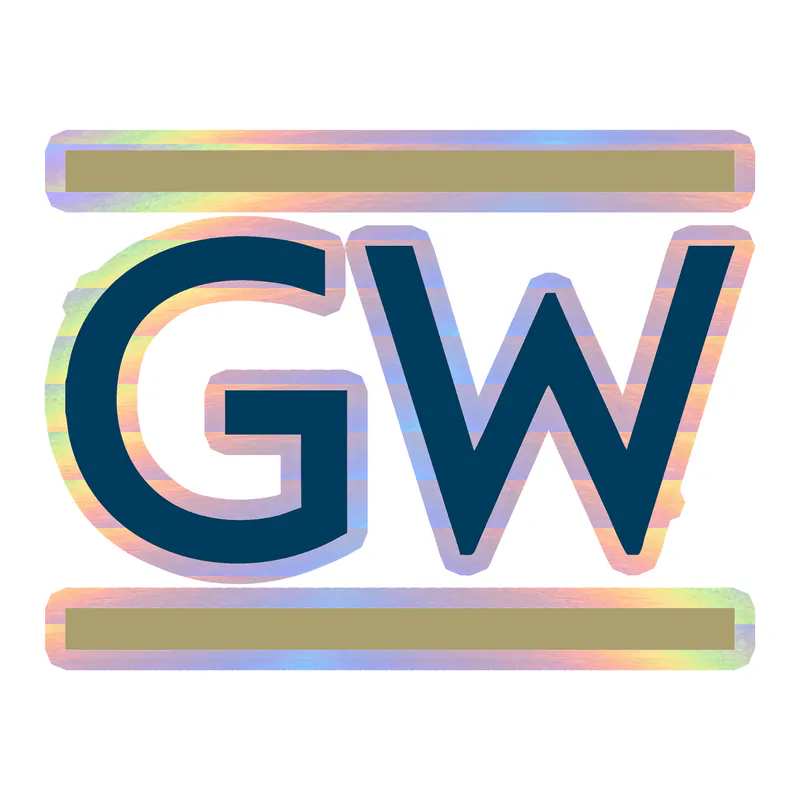 GW - Holographic Vinyl Sticker - Custom Size
