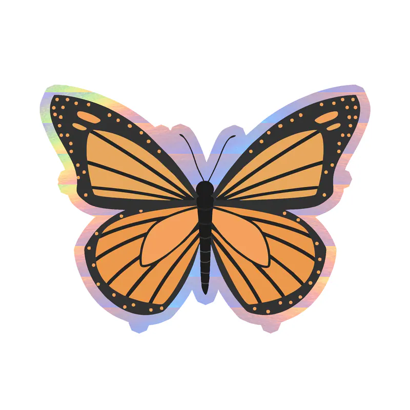 Butterfly - Holographic Vinyl Decal